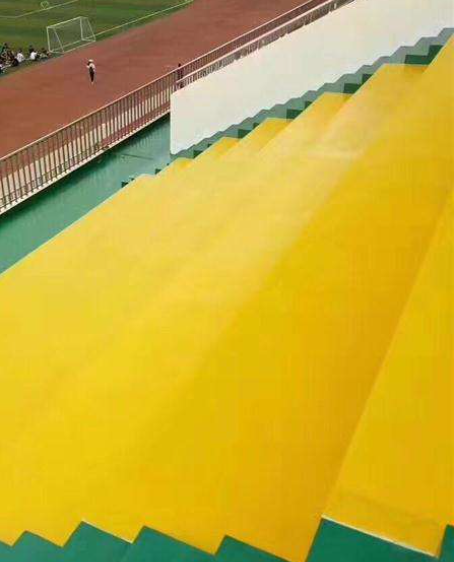 离石球场台阶翻新修补改造